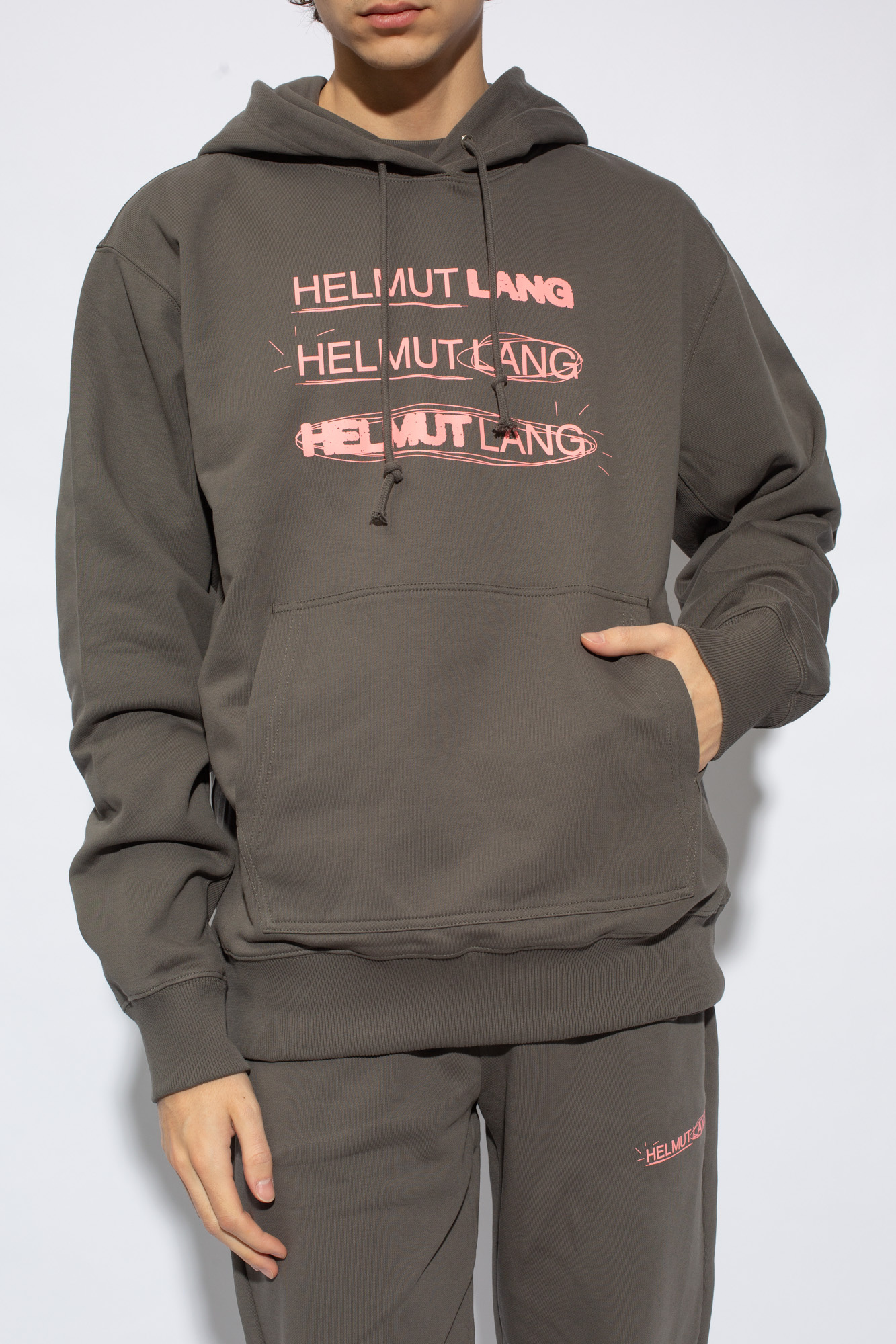 Helmut lang cheap hoodie grey